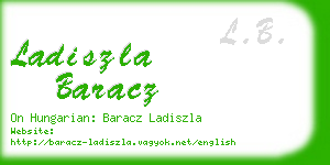 ladiszla baracz business card